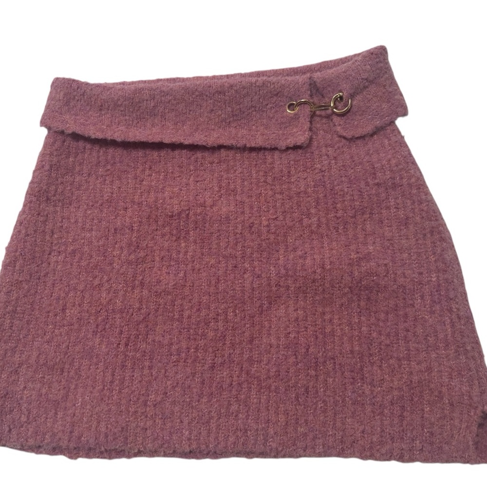 Wild Fable Textured Mauve Mini Skirt